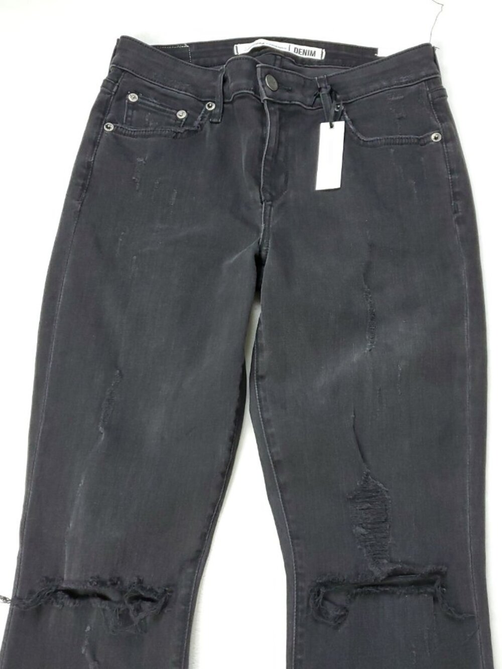 NEW Lovers & Friends Ricky Skinny Jeans Womens Size 28 Distressed Mid Rise